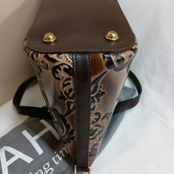 Brahmin Expresso Fresco Small Asher Tote. No shoulder strap! - Picture 6 of 9